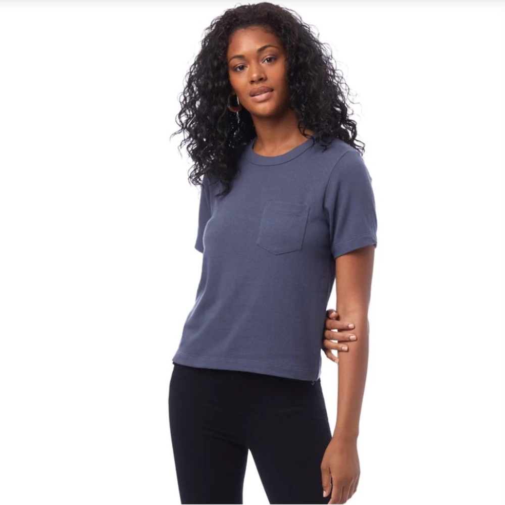 NWT Alternative Heavyweight Cropped Cotton T-Shirt